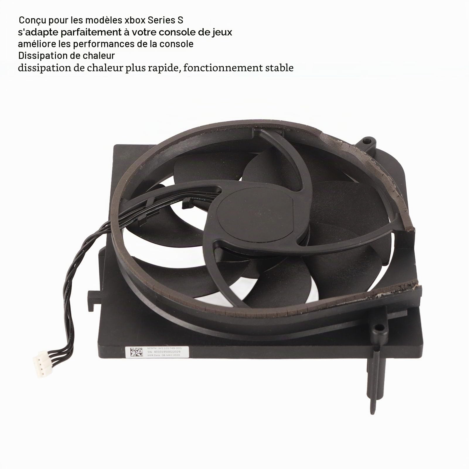 Ventilateur de Refroidissement Interne de Remplacement Pour Console de Jeux Xbox Series S - Pièces Compatibles