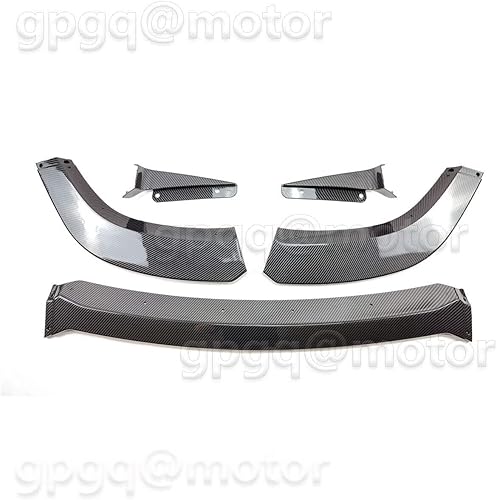 Vista 2 de Divisor de labio delantero compatible con Jeep Grand Cherokee SRT 2017-2021 / Trackhawk 2018-2021 Divisor de parachoques delantero