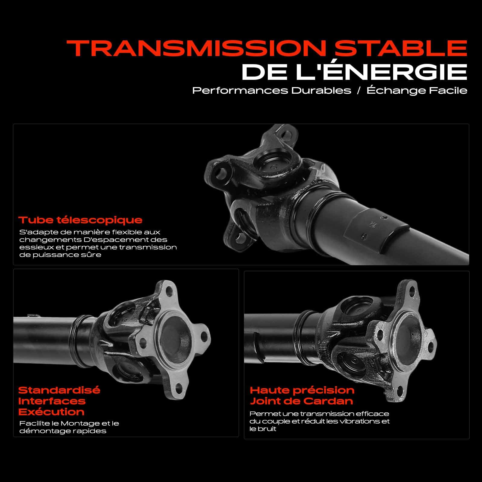 Frankberg Arbre de transmission Cardan, arbre de transmission avant