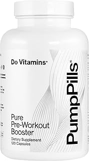 PumpPills Nitric Oxide Supplements for Men & Women - L Citrulline L Arginine Supplement - Stimulant Free Pre Workout Pills - Nitric Oxide Booster - Vegan, Paleo, Keto (120 Capsules)