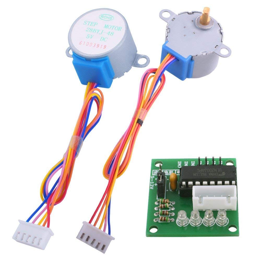 5 Sätze 28BYJ-48 ULN2003 5V Schrittmotor + ULN2003 Treiberplatine für Arduino