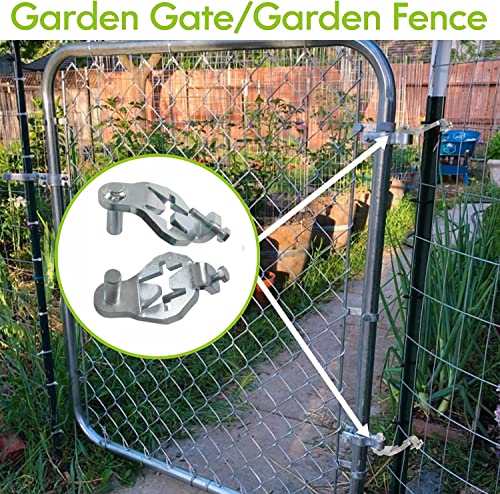 image for Foozet T-Post Gate Hinge Pins - Heavy Duty Gate Hanger, Hang a gate fr