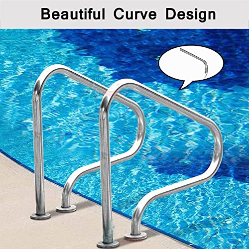 Barandal para piscina de acero inoxidable 304 miniatura 3