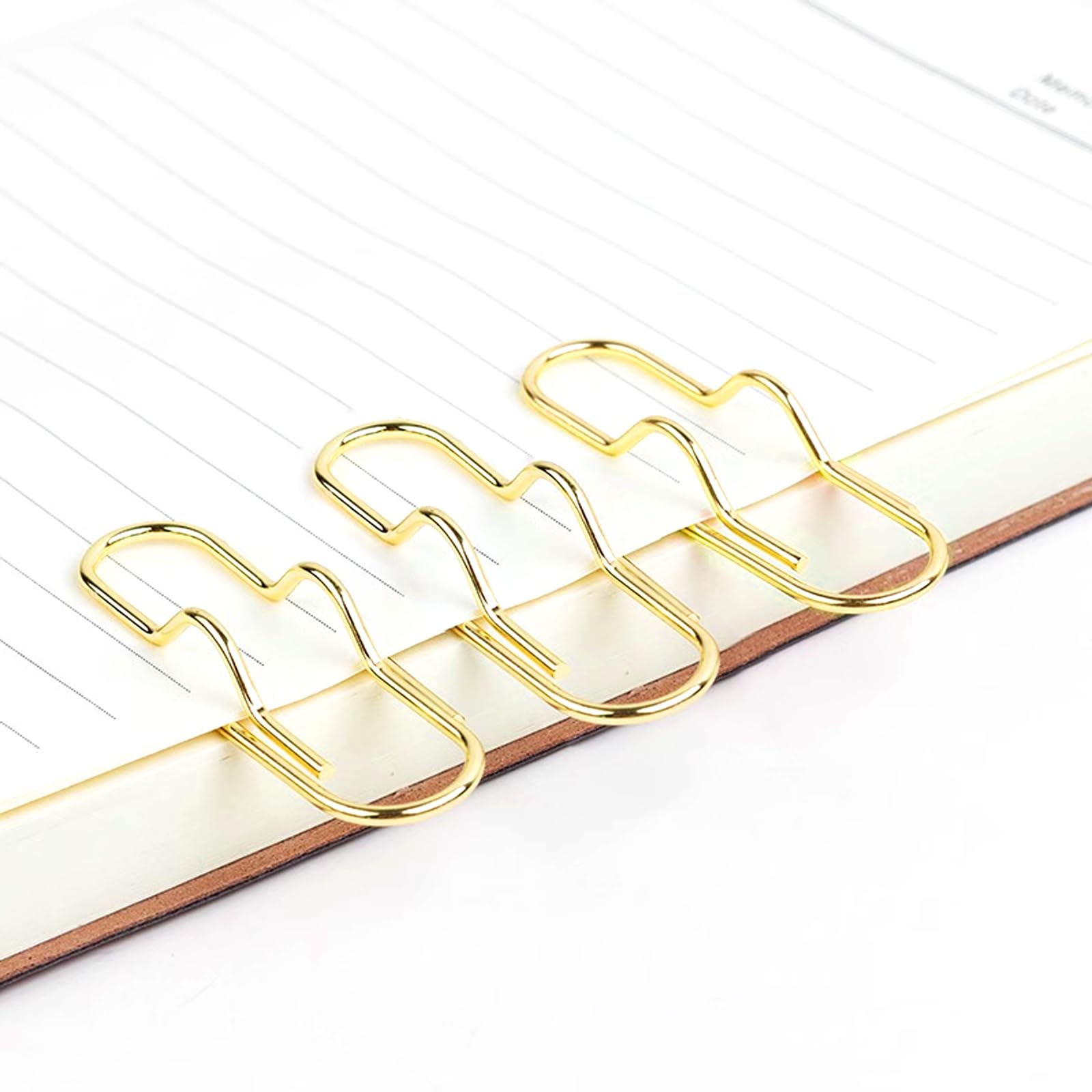 Wisdompro 12 Stück Stifthalter | Metall Clips Für Notizbücher & Journale | Silberfarben 1,8x6,6 Cm