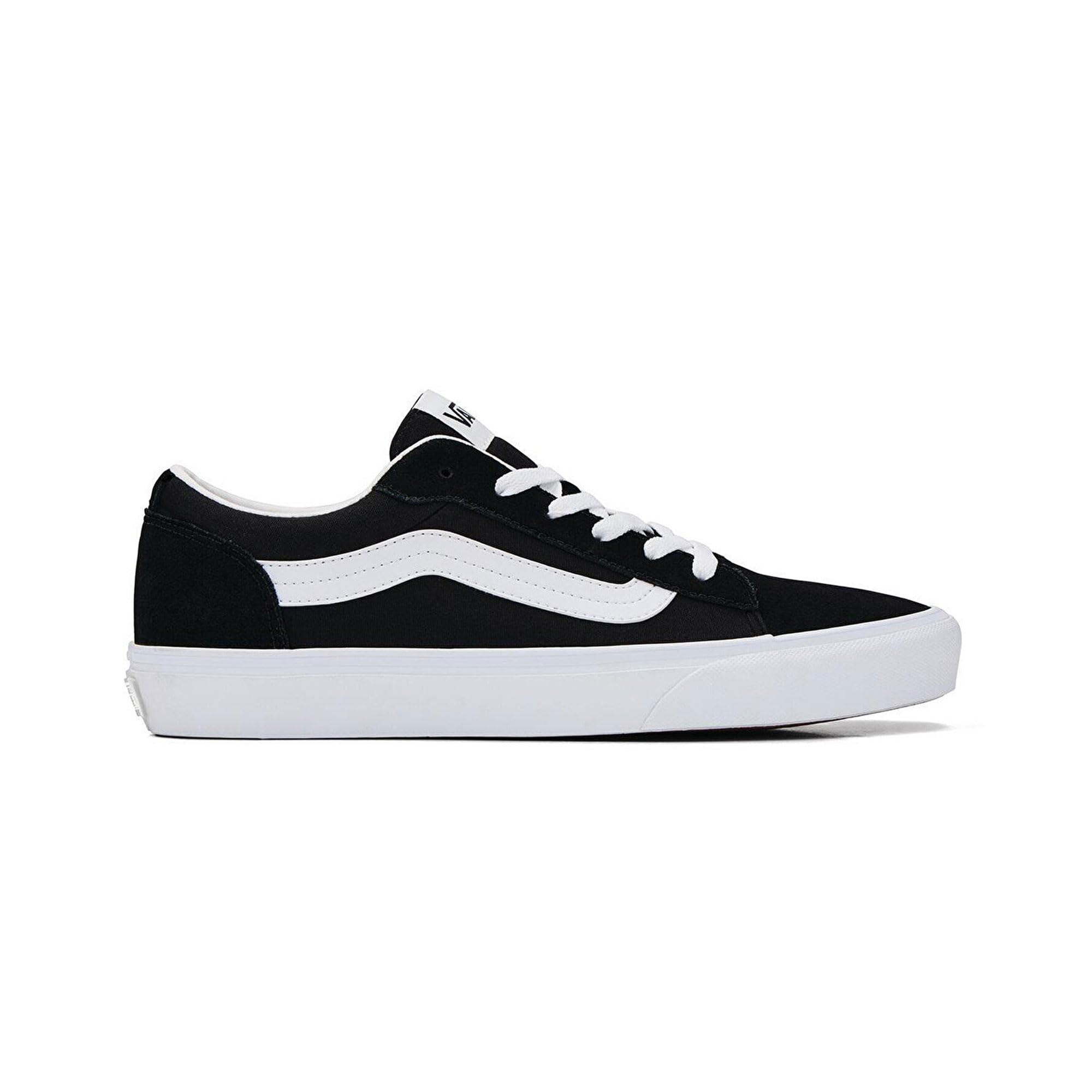 Vans Herren Vero Wildleder-Sneaker, Black/White, 43 EU