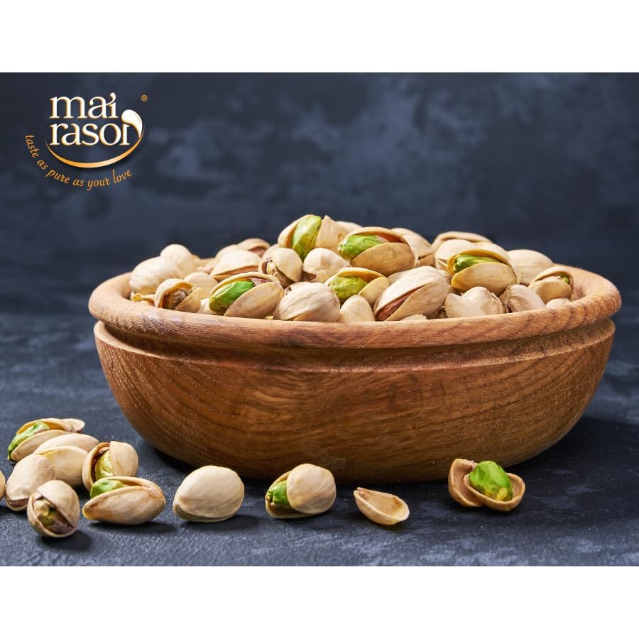 Image of MAI RASOI Premium Roasted and Salted Pistachios 1 kg