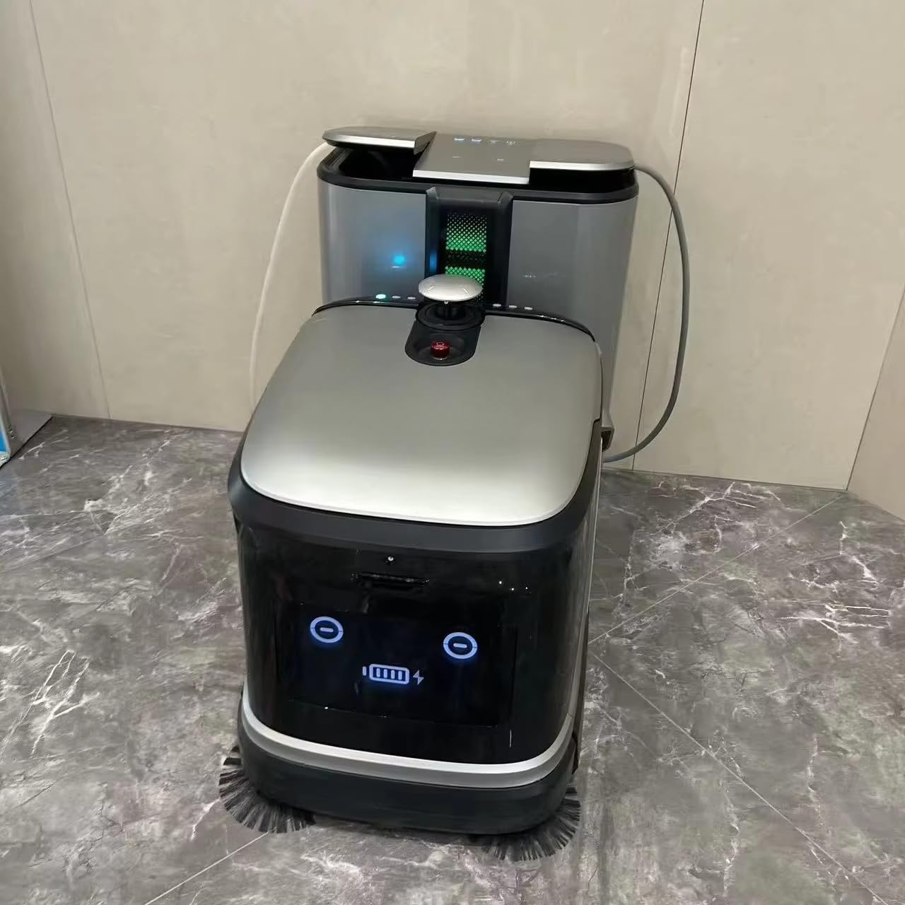 Robot Vacuum and Mop Combo Smart LiDAR Navigation Self-Charging Automatic Cleaner for Home Office Multi Floor Surfaces
