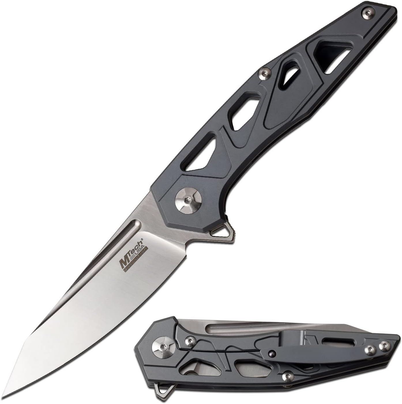 MTech Evolution Manual Folding Knife - MTE-FDR030-BL