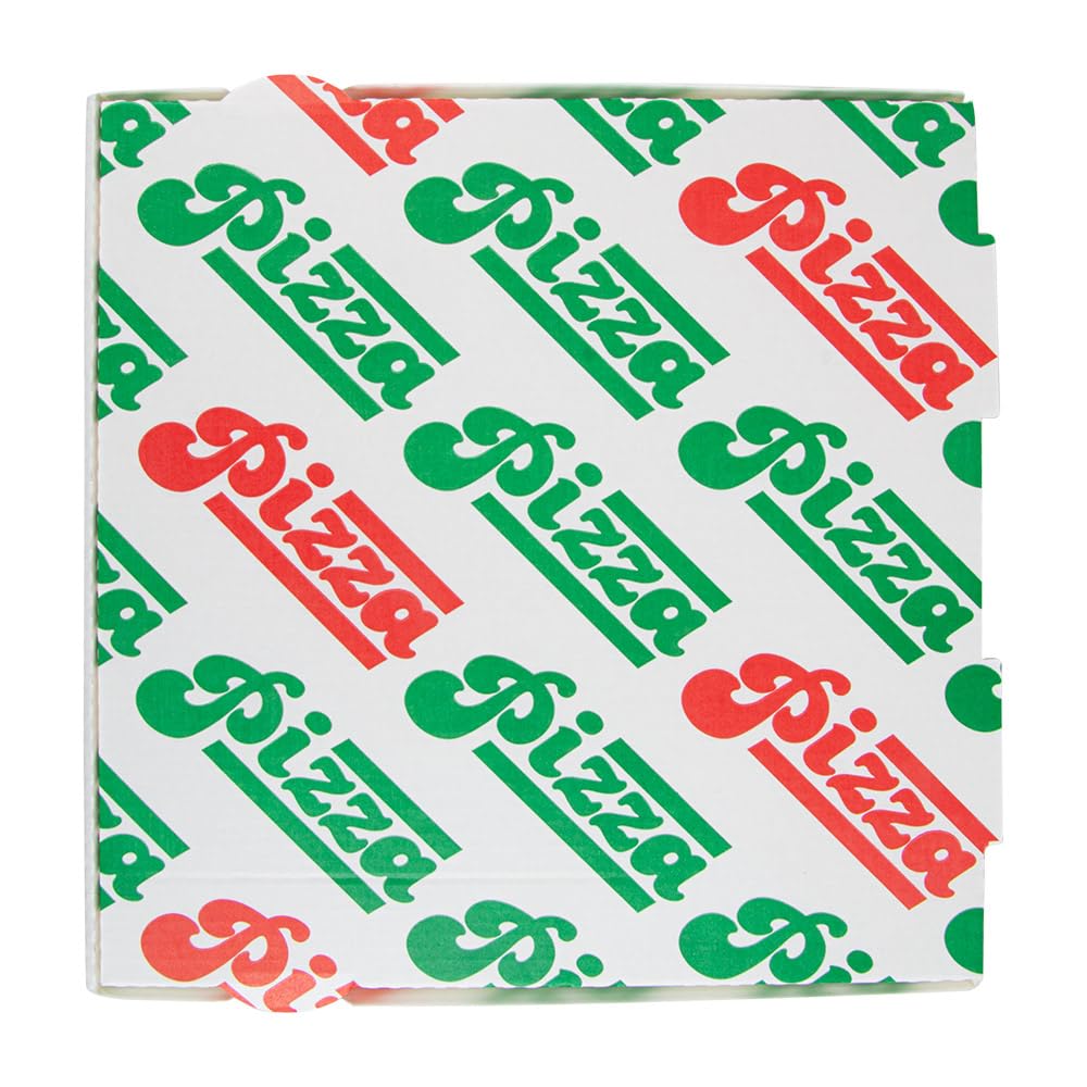 Garcia de Pou Scatole per pizza Thepack 24 x 24 x 3 cm Bianco Cartone Ondulato Microcanale 330 G/M2
