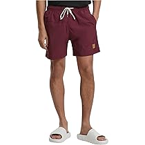 Urban Classics Block Swim Shorts, Pantaloncini da Bagno, Uomo, Cherry, M