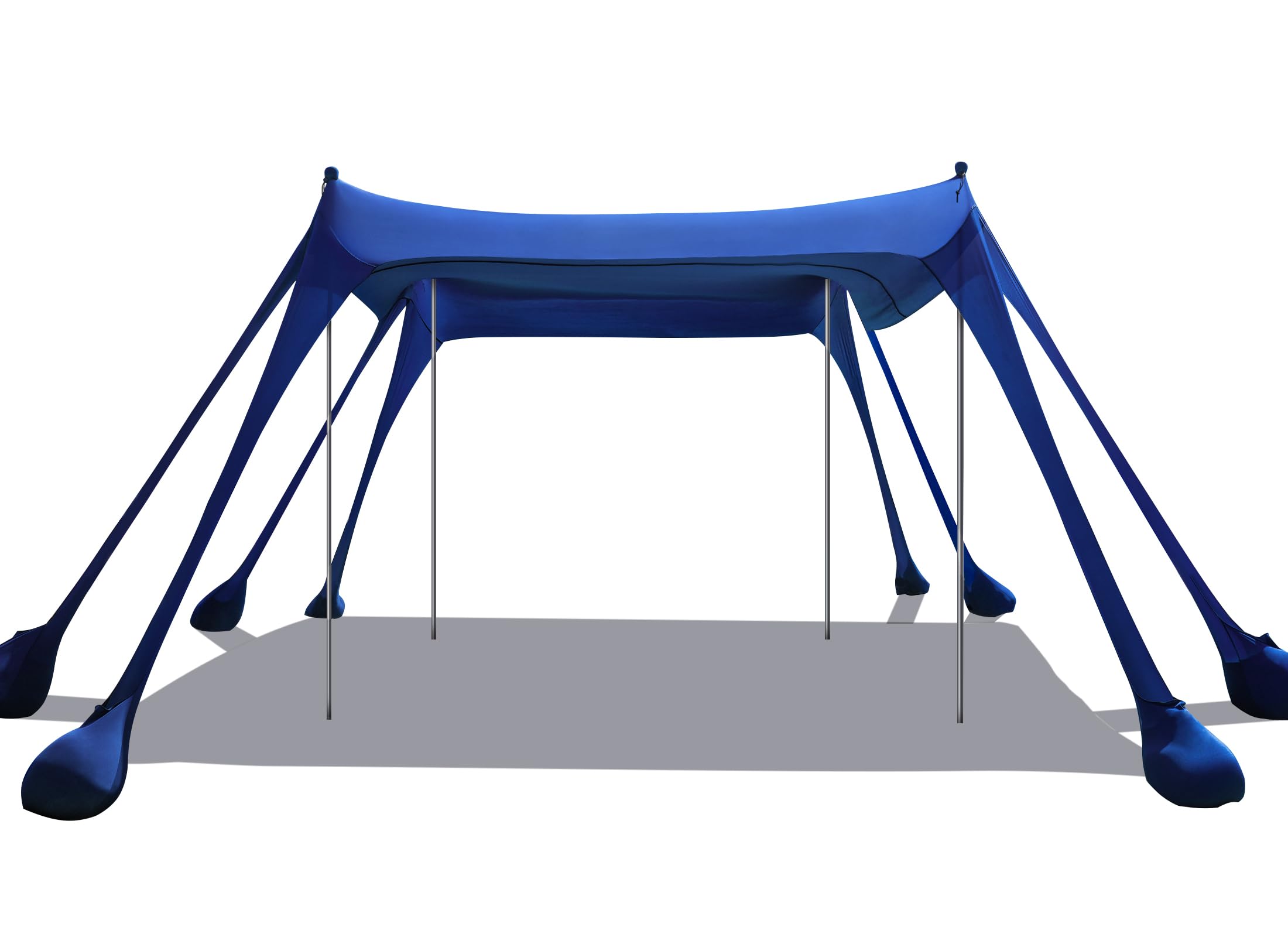 Beach Tent, UPF50+ Protection Sun Shelter with 8 Sandbags, 10 x 10ft, Includes Sand Shovel, Ground Pegs & Stability Poles, Outdoor Beach Canopy Pop Up Sunshade for Camping, Fishing, or Picnics