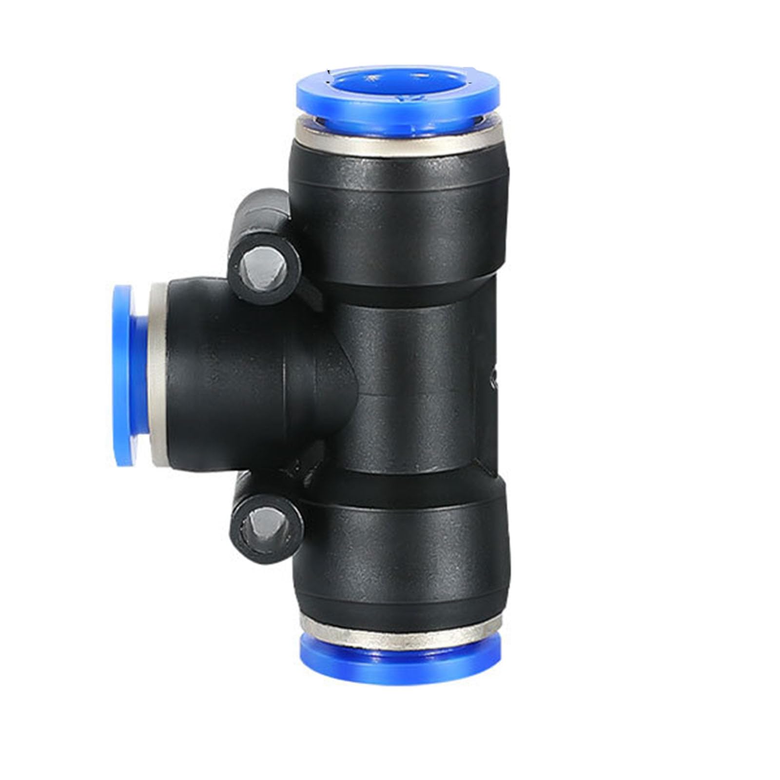 Blue OD Straight Push-to-Connect Pneumatic Reducer Fitting，PE：12X12MM