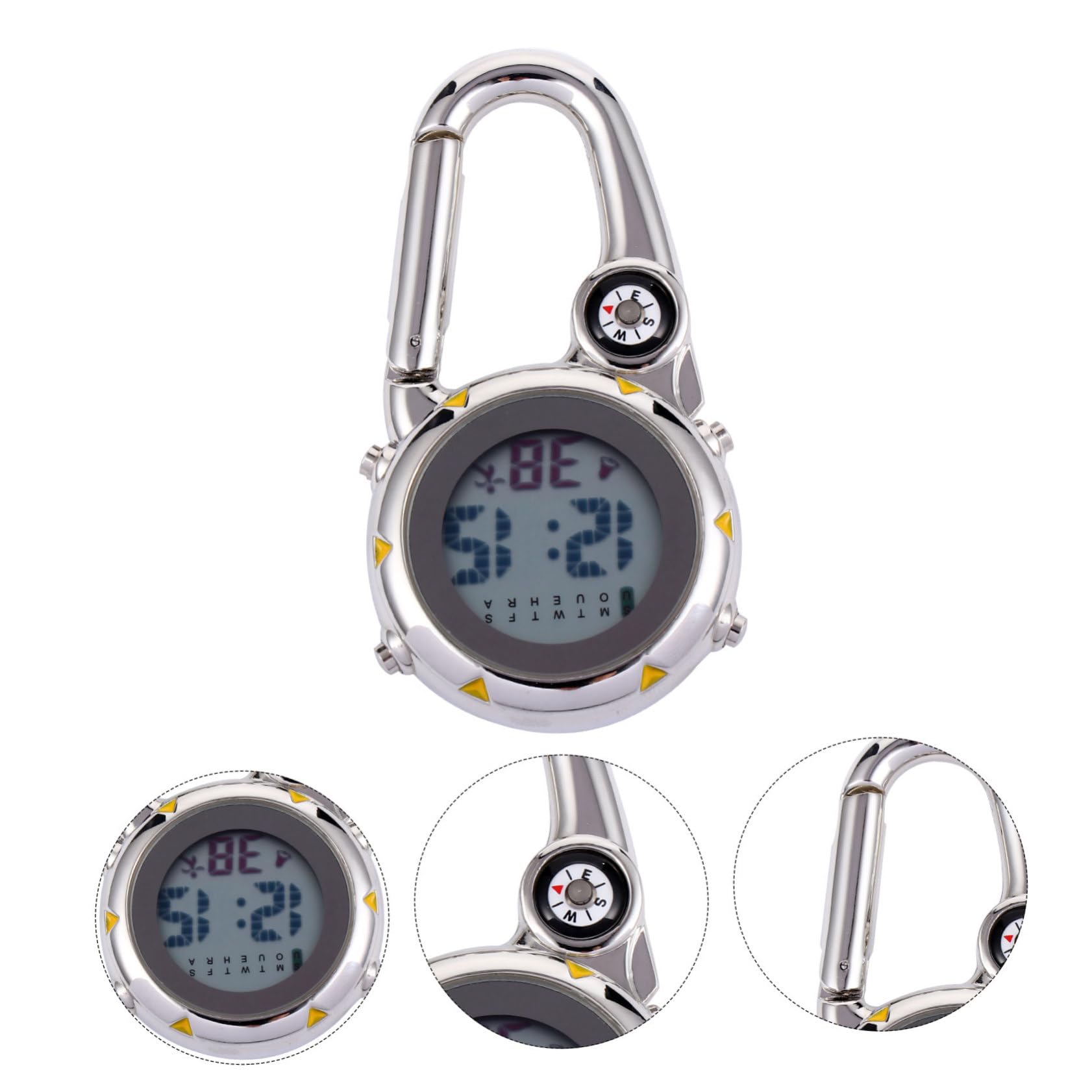 Hemobllo Multifunzionale con Clip Carabiner e Design per Escursionisti e Amanti della Giallo