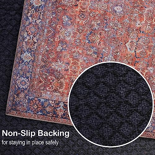 Adiva-Rugs-Machine-Washable-5x7-Area-Rug-with-Non-Slip-Backing-for-Living-Room-Bedroom-Bathroom-Kitchen-Printed-Vintage-Home-Decor-Floor-Decoration-Carpet-Mat-Terra-5-x-7