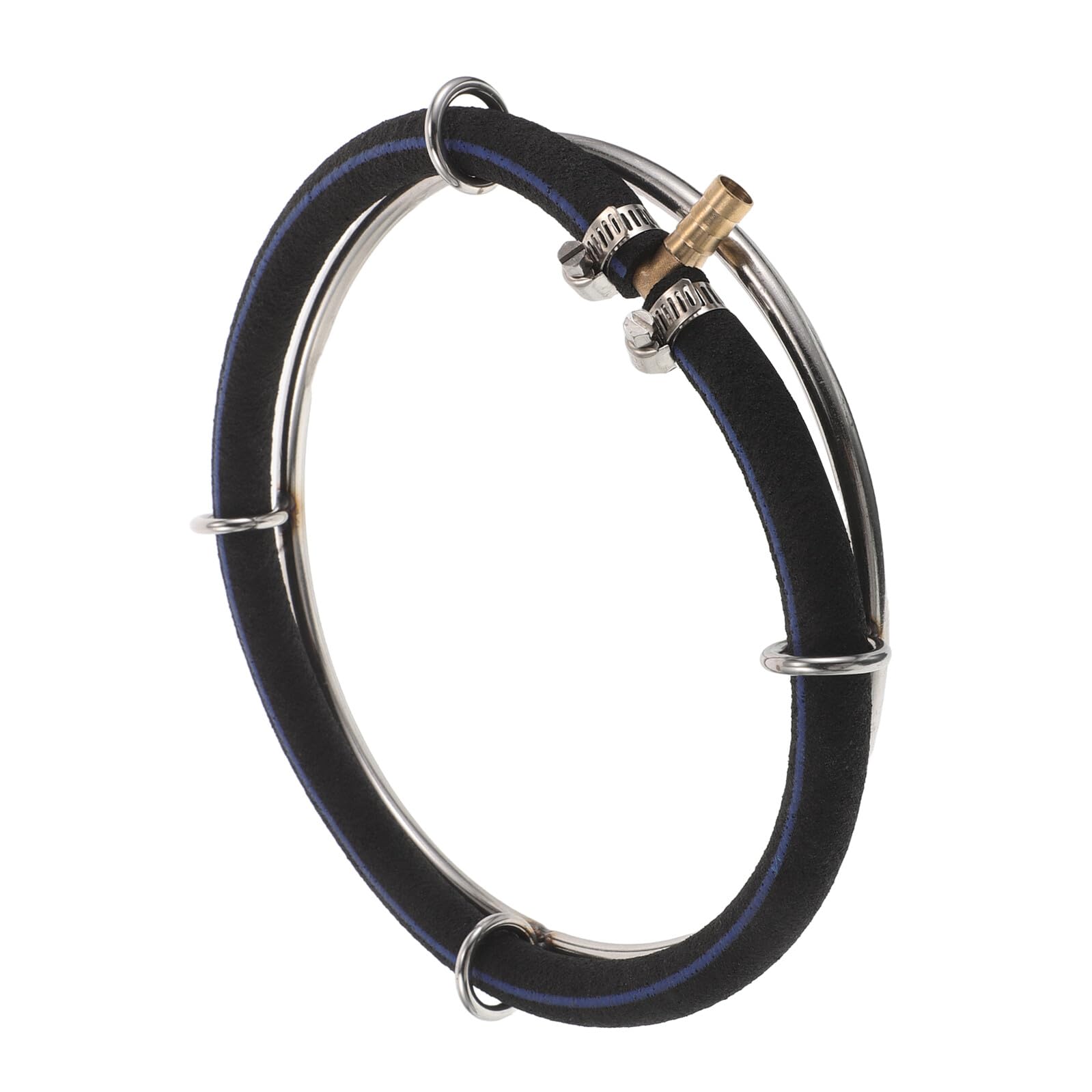 Anillo Difusor De Aire Redondo De Acero Inoxidable Difusor De Burbujas Finas para Acuarios Y Estanques Dispositivo Silencioso De Oxigenación