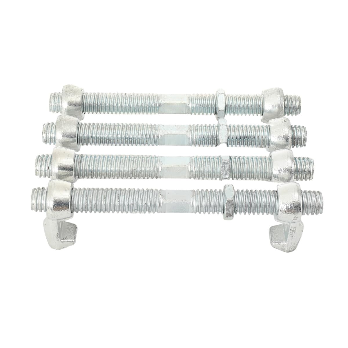 Tabodd 4Pcs Shipping Container Bridge Fitting Clamp, 380Mm Heavy Duty Twist Lock Connectors Galvanized Shipping Container Bridge Clamps For 20Ft 40Ft Containers
