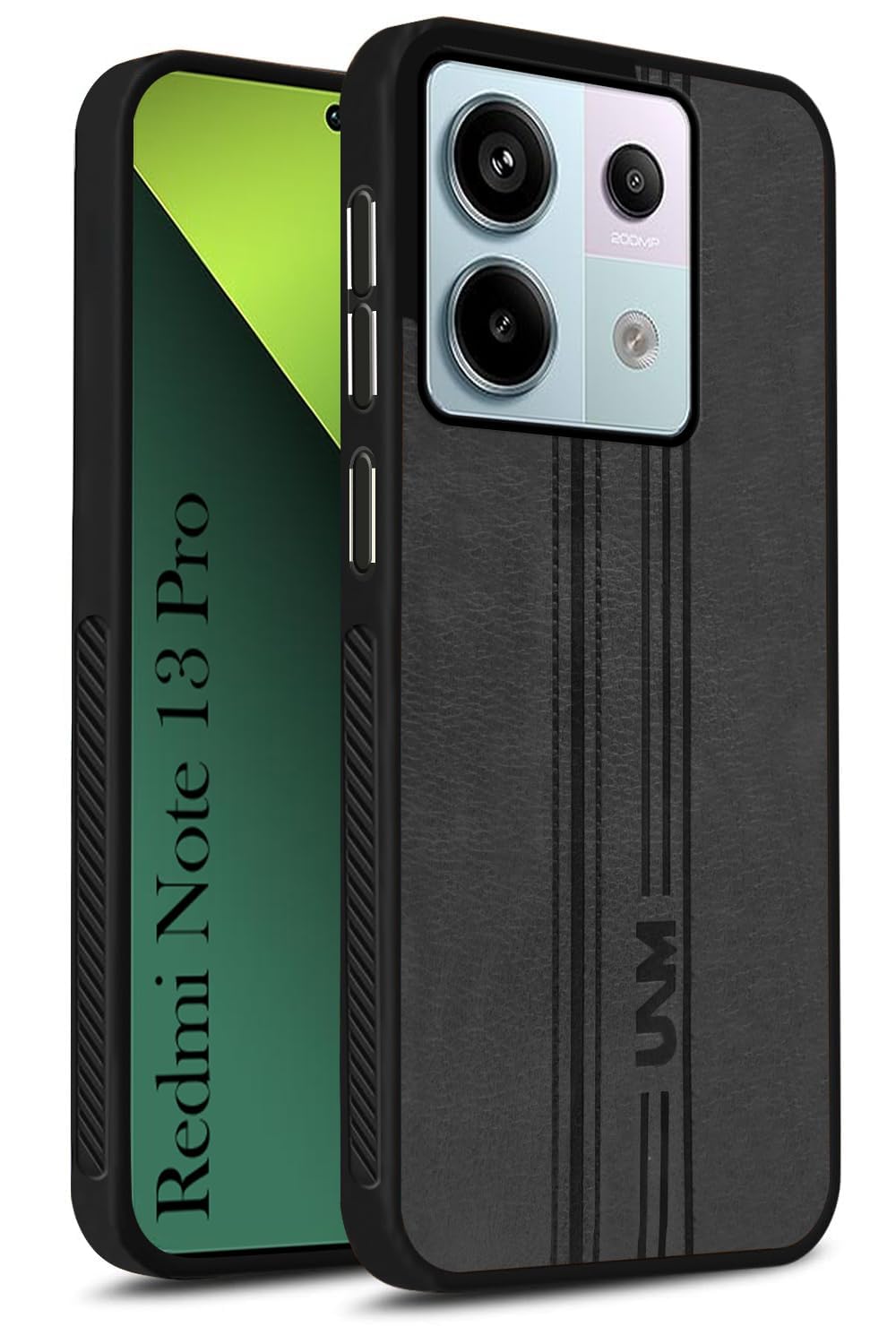 Jkobi Back Case Cover for Redmi Note 13 Pro (Leather Finish | Anti Skid Side Grip | Soft Touch | Minimalist Design) (B0D9BK54D1) Amazon Price History, Amazon Price Tracker
