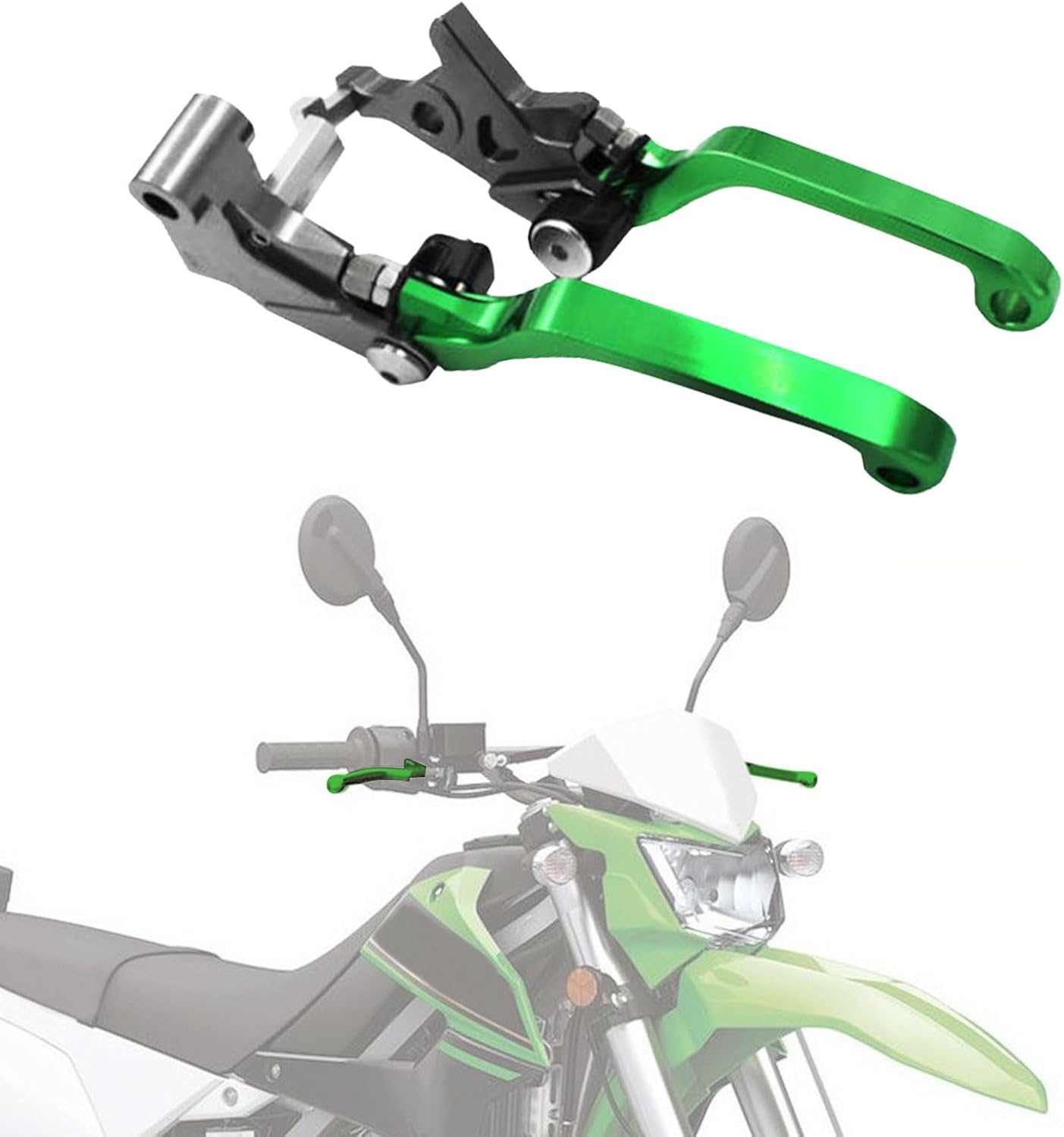 IUVWISN Motorcycle Brake Clutch Lever Pivot Levers Set