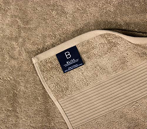 Luxury Extra Large Oversized Bath Towels | Hotel Quality Towels | 650 Gsm | Soft Combed Cotton Towels For Bathroom | Home Spa Bathroom Towels | Thick & Fluffy Bath Sheets | Mocha - 4 Pack #TOP5