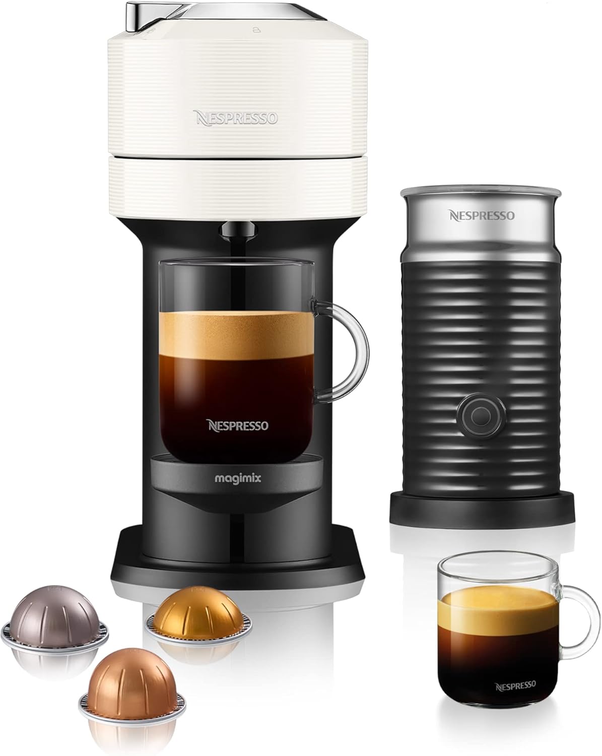 Nespresso Vertuo Next 11710 Coffee Machine with Milk Frother by Magimix