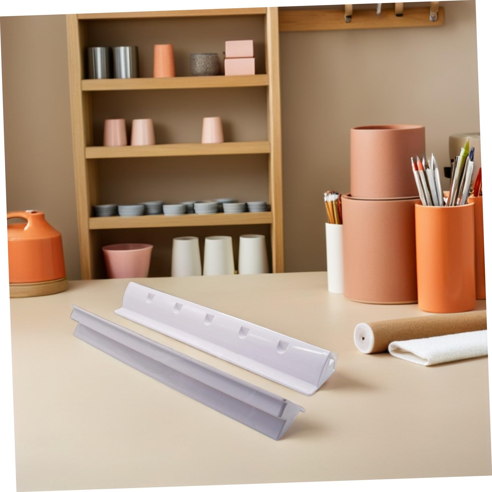 Support de Panneaux Solaires Abs Blanc 2 Pièces pour Toit