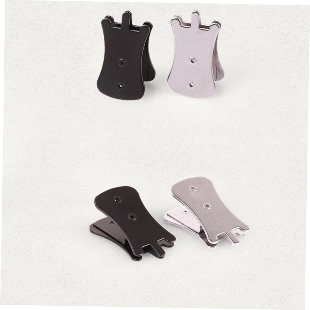 Toyvian 16pcs Electroplated Steel Erhu Mute Clips Sound Reduction Accessories for Evening Practice Design