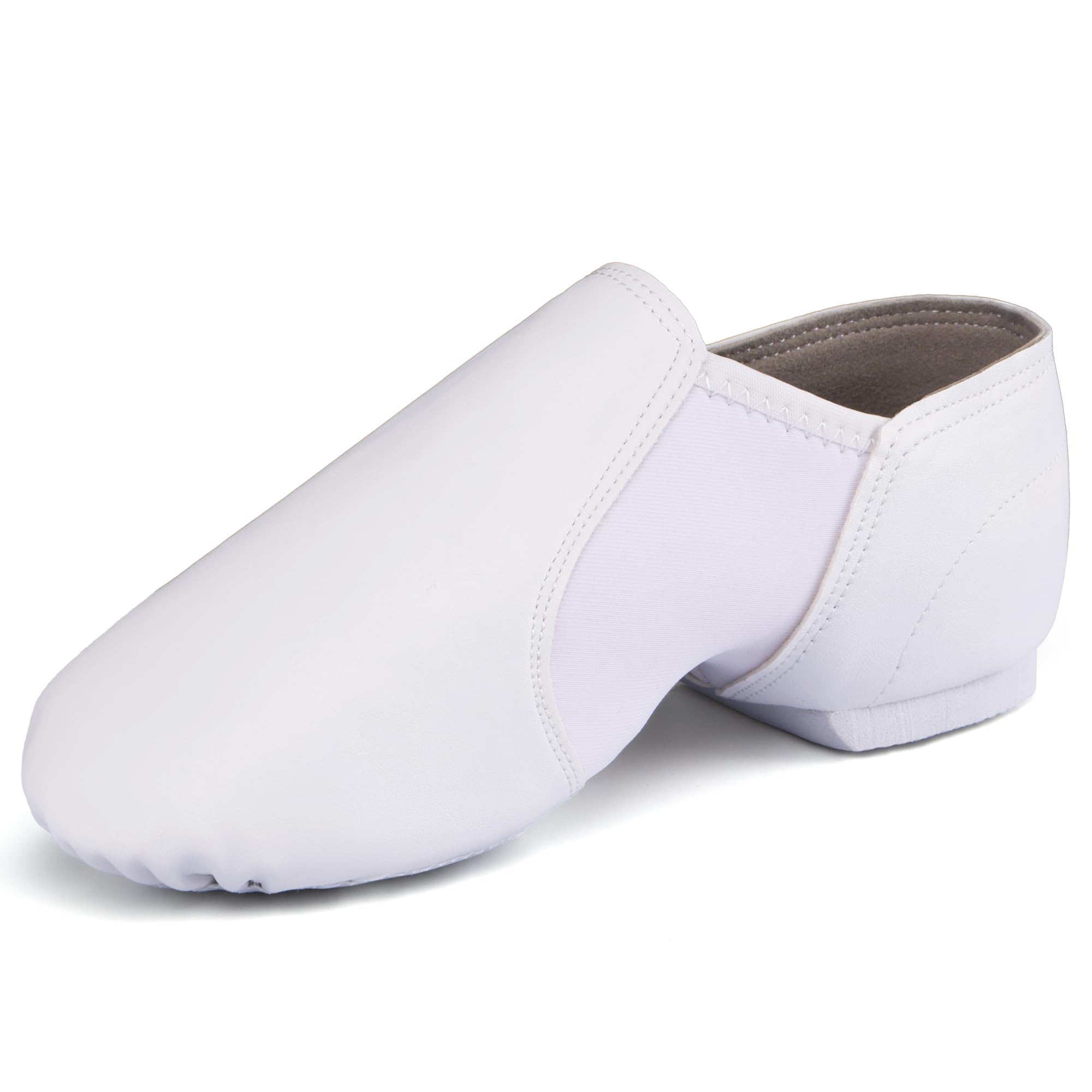 Unisex 006 PU Leather Upper Slip-on Jazz Shoe for Women and Men's Dance Shoes-image-18