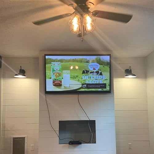 Miniatura 9 de BRIGHTESS #80 Retro Negro Aplique de Pared Iluminación Cuello de Cisne Granero Luces Planas Industrial Vintage Farmhouse Lámpara de Pared Exterior