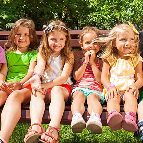 12 Pieces Butterfly Beaded Bracelet Colorful Princess Bracelet Girls Present Toy Stretchy Costume Jewelry Set Favors Crystal Friendship Jewelry Dress Up For Birthday Party Masquerade Carnival Favors #TOP5