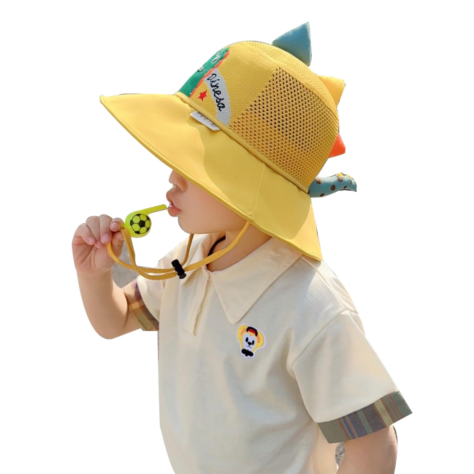 YWhalepKids Sun Hat UPF 50+ Sun Protection Cap, Wide Brim Toddler Beach Play Hats for Girl Boy Ages 3~10 Outdoor Breathable Kids Bucket hat