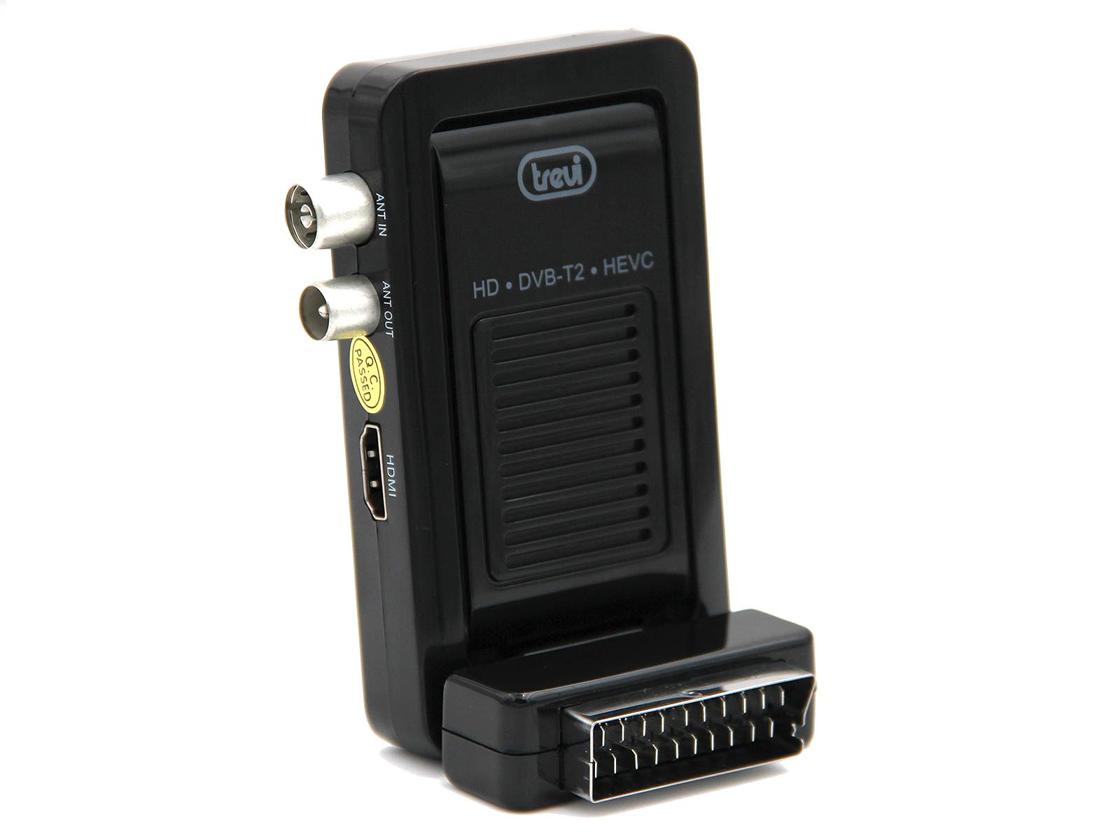 Trevi HE 3348 SC Decoder Digitale Terrestre HDMI Scart HD DVBT/T2/HEVC, Codec H.265 Ricevitore