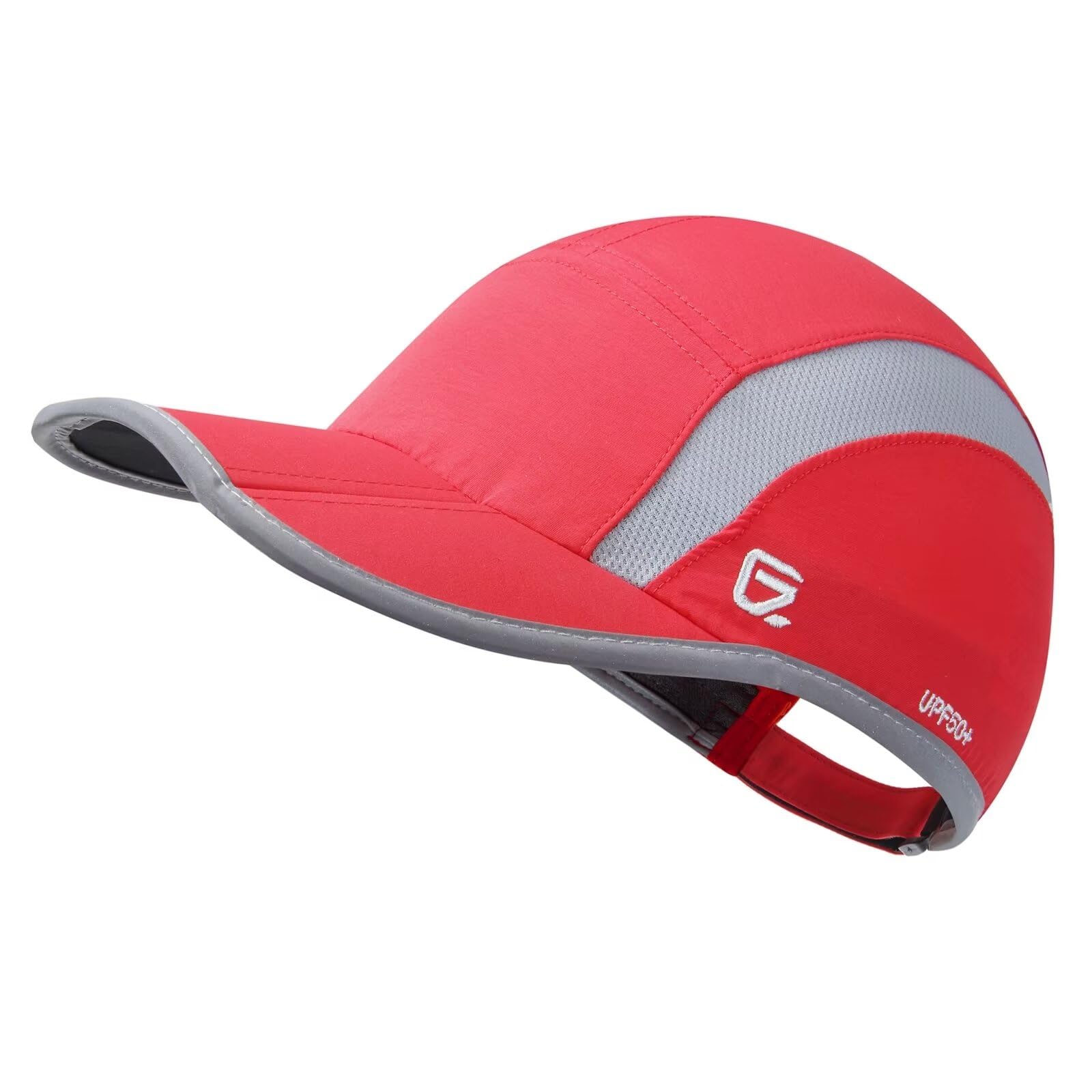 GADIEMKENSD UPF50+ Folding Outdoor Hat Unstructured Reflective Design Breathable Soft Sport Cap for Outdoor Sport — view 11