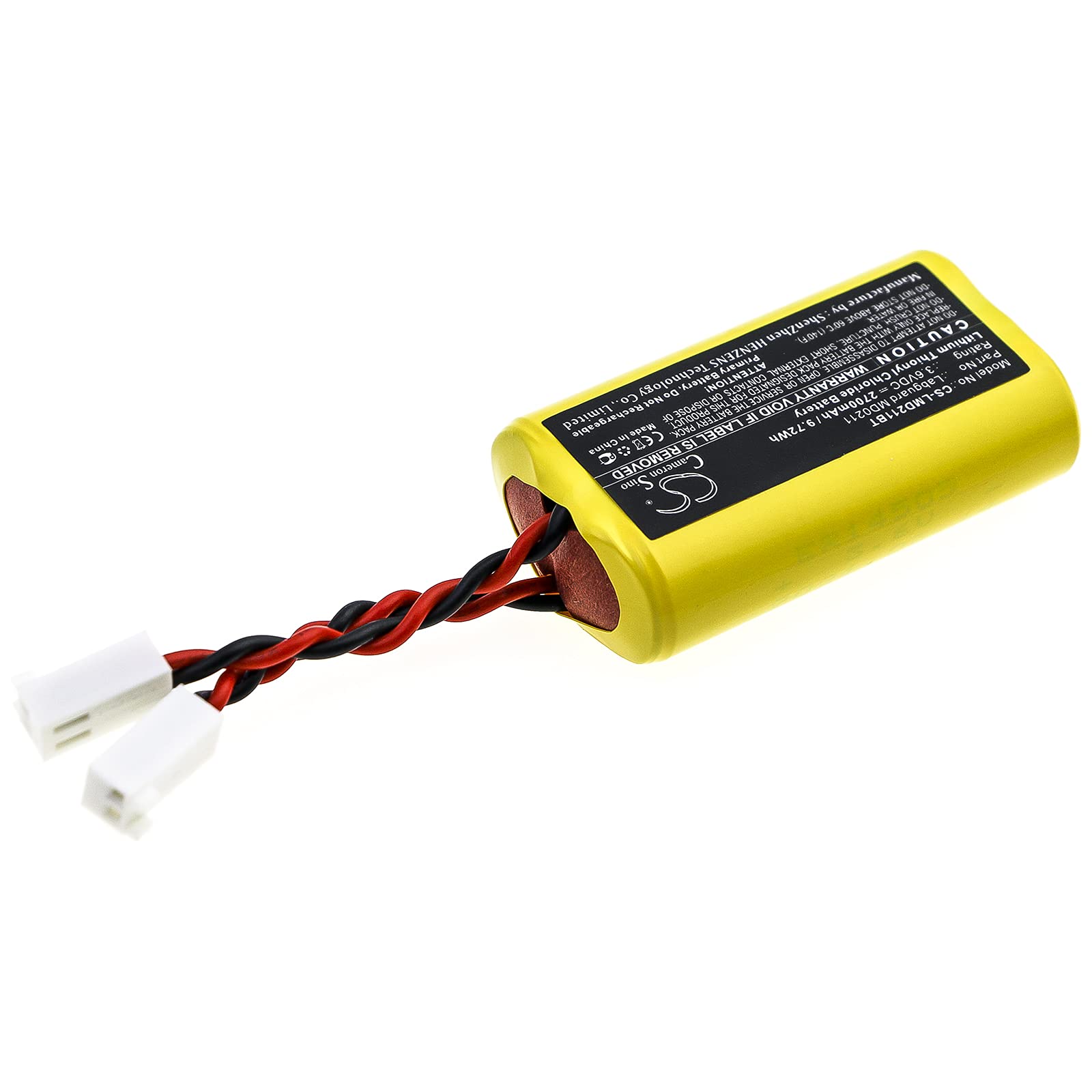 Compatible with Battery Allarme Labguard MD0211