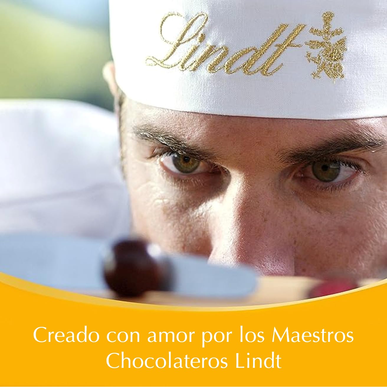 Lindt Sensation Crispy Maíz Tostado, bolas de chocolate con leche rellenas de maíz tostado, snack de chocolate Lindt, grageas de chocolate intenso y suave, 140g