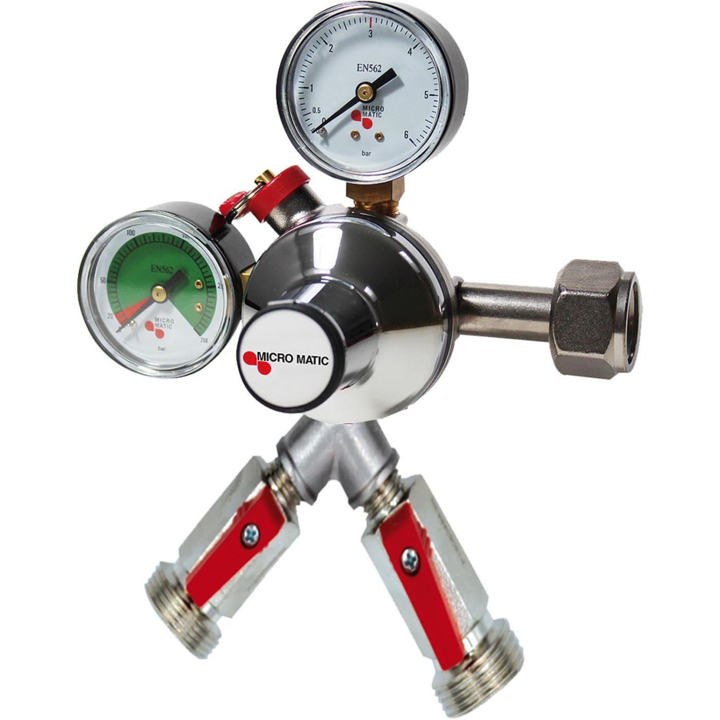 Réducteur de Pression Co2 Premium Micro Matic 2 Lignes