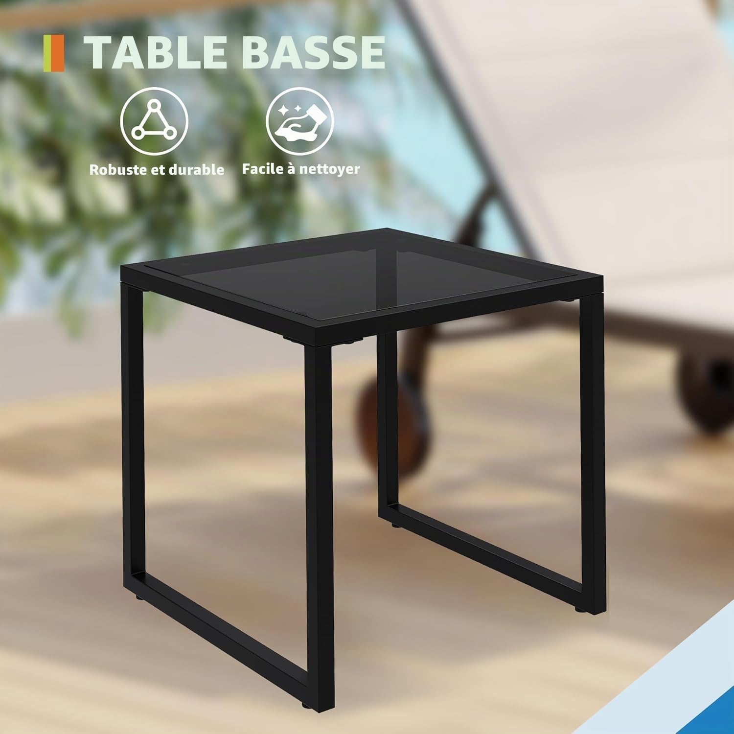 Garvee Lot de 3 chaises Longues de Jardin avec Table d’appoint – Dossier réglable 5 Positions, roulettes Pratiques, Assise textilène rembourrée – pour Piscine, terrasse, Jardin ou Plage – Marron