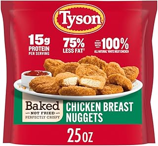 Tyson Air Fried Perfectly Crispy Chicken Nuggets, 25 Oz. (Frozen)