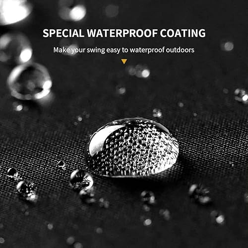 Miniatura 6 de Juego de cubierta de toldo para porche, silla de columpio de patio, silla columpio para patio al aire libre, toldo para 3 personas, columpio de tela