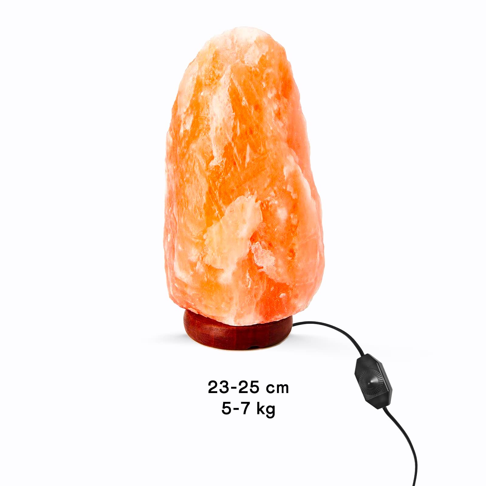 I-TOTAL® - Lámpara de sal del Himalaya Natural PINK (5-7 KG)