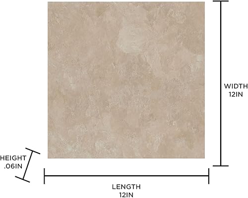 Miniatura 7 de FloorPops FP3325 Canyon - Azulejos de suelo para despegar y pegar, color marrón (paquete de 2)