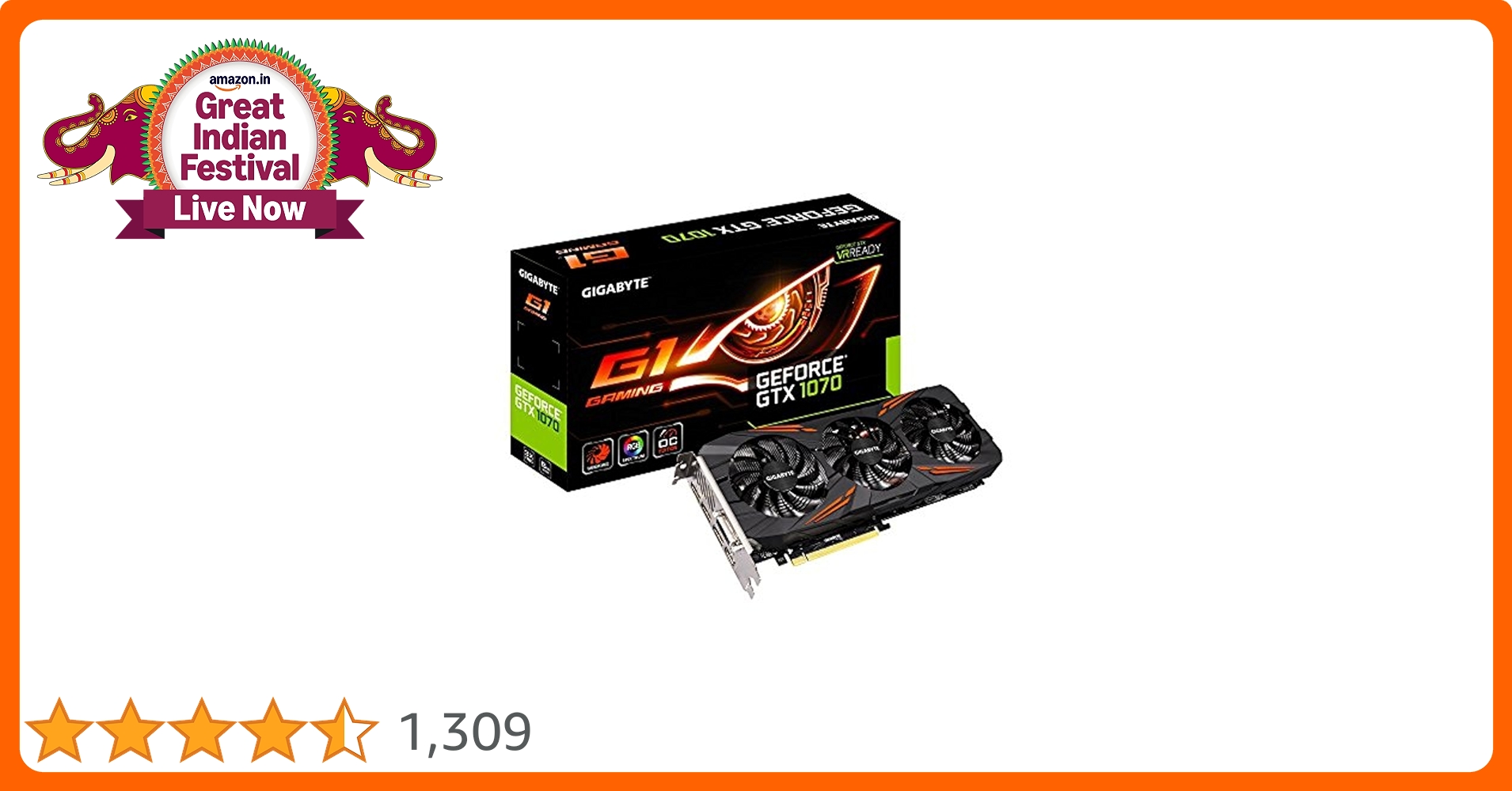 グラフィックボード・グラボ・ビデオカード GIGABYTE GV-N1070G1 GAMING-8GD Amazon | GIGABYTE ビデオカードGEFORCE GTX 1070搭載 GV