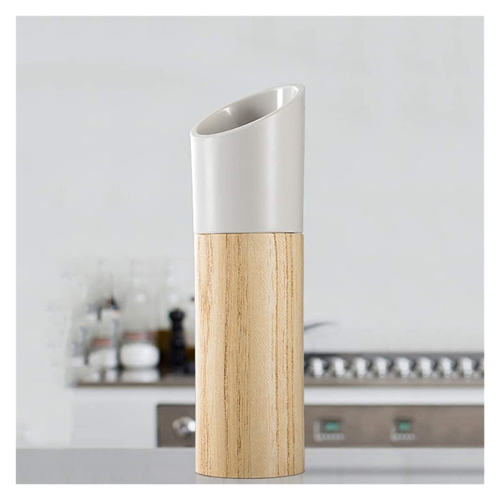 Moulin À Poivre Et Sel Ensemble De Moulin À Sel Et Poivre, Manuel Rechargeable en Bois Broyeur À Épices
