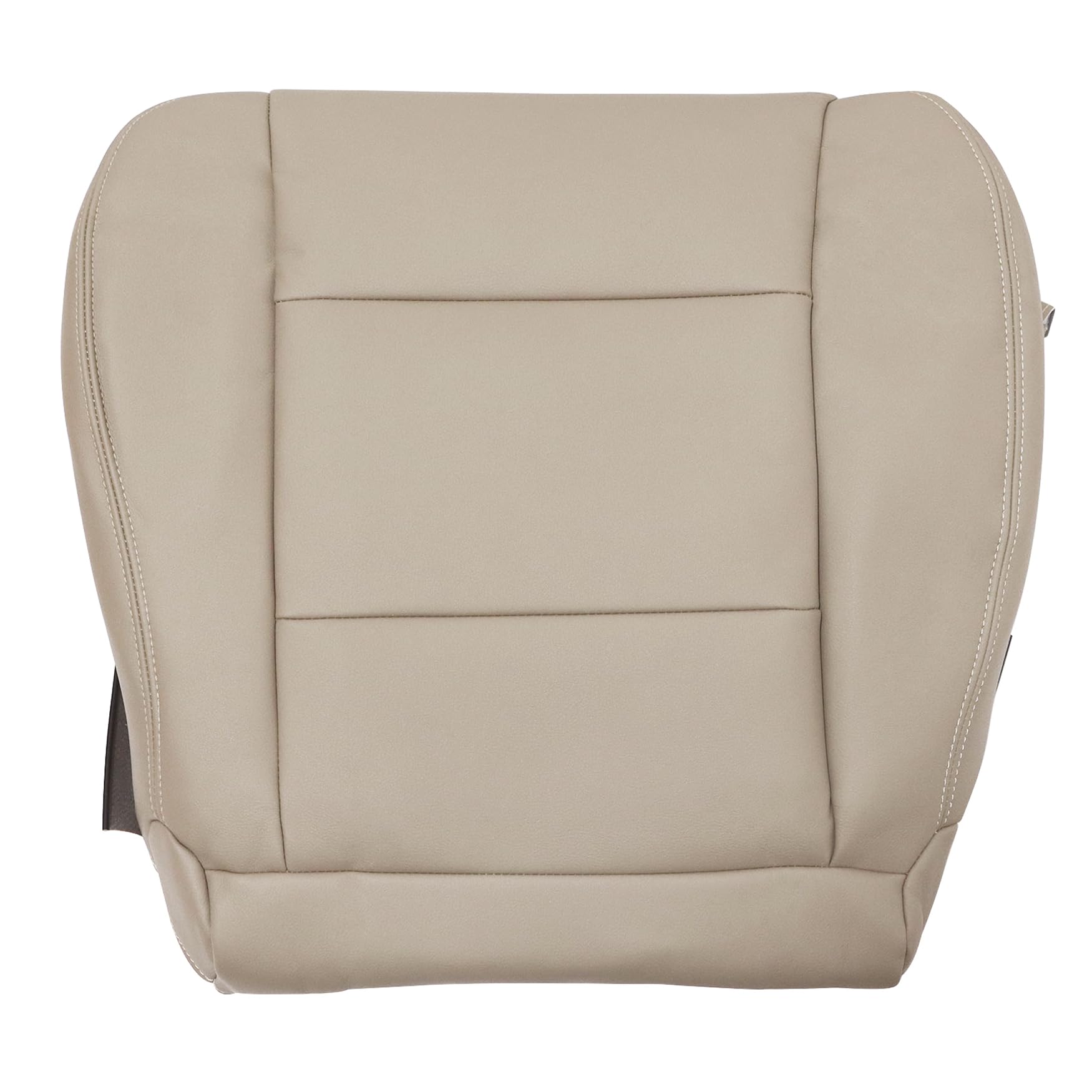 GXARTS Passenger Side Bottom Replacement Leather Seat Cover Ivory Tan #LA00 or LA40 Compatible with Toyota Land Cruiser 1998 1999 2000 2001 2002 2003 2004 2005 2006 2007