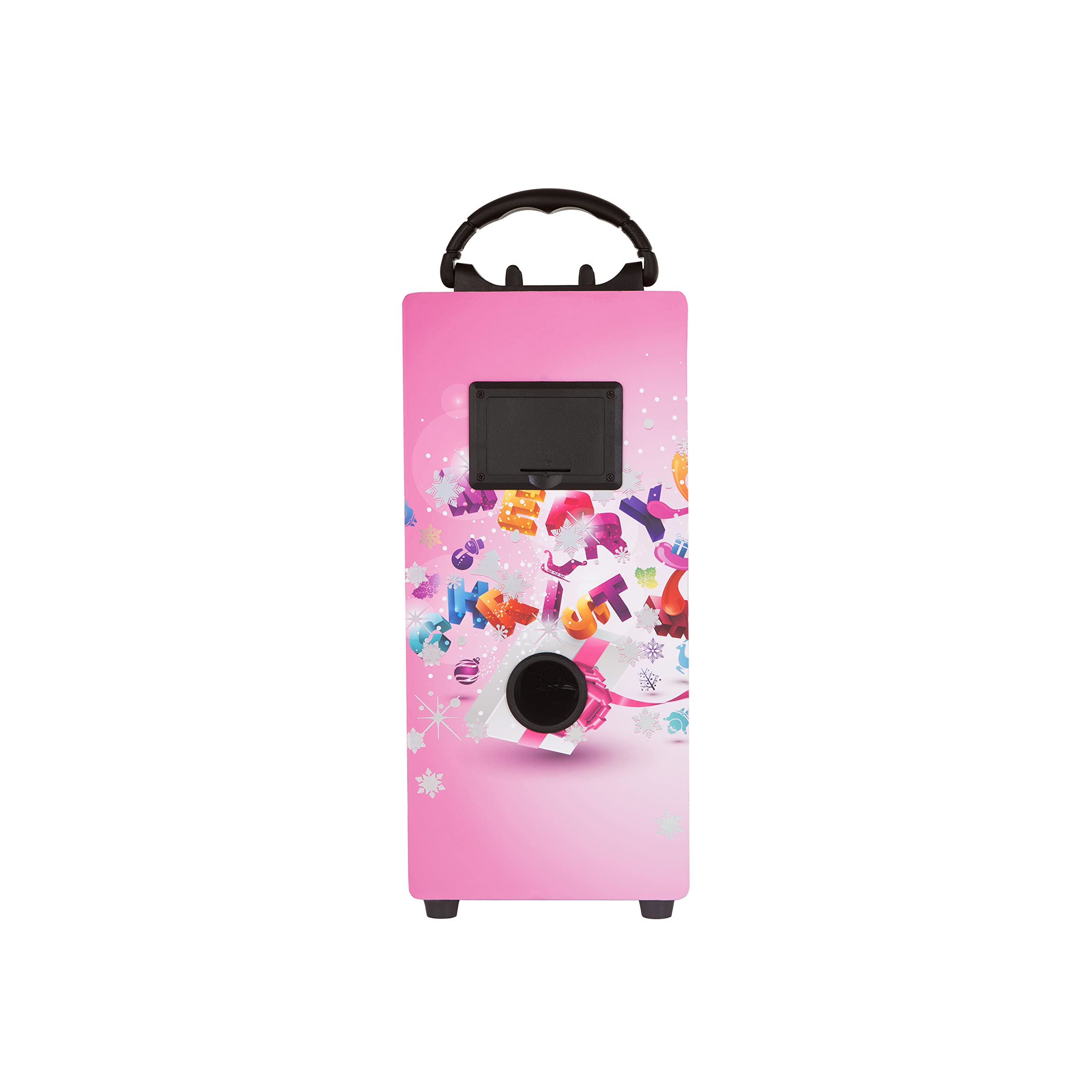 DYNASONIC Microfono Karaoke, Regalo per Bambini, Giocattolo per Bambini e Ragazzi, Regali Bambini, Giocattoli per Bambino e Bambina con Microfono Modello (025-10 LIGHTS)