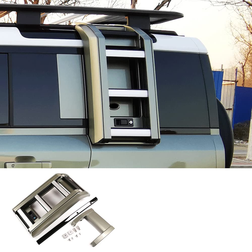 FENQING-Y Foldable Liftable Ladder Protective Frame Compatible with Defender 110 90 2020-2023