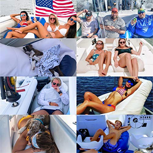 Joybean Outdoor Bean Bag Chair - Water Resistant Marine Vinyl Ideal For Yacht Boat Pool Patio Garden Marine - Lawn Chair - Patio Furniture - For Adults Teens Kids (Medium Longneck, Ladyyellow/Green) #TOP5