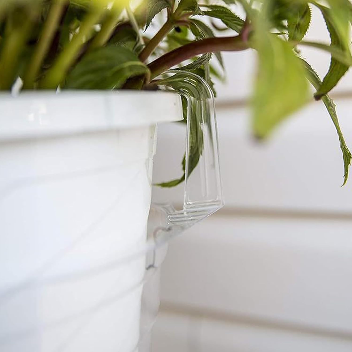 10 Pcs 10 Inch Hanging Plant Water Catcher-Clear Plastics Plant Water Catcher Tray-Hanging Plant Saucers Drip Pans For Indoor Outdoor Hanging Basket Flower Pot