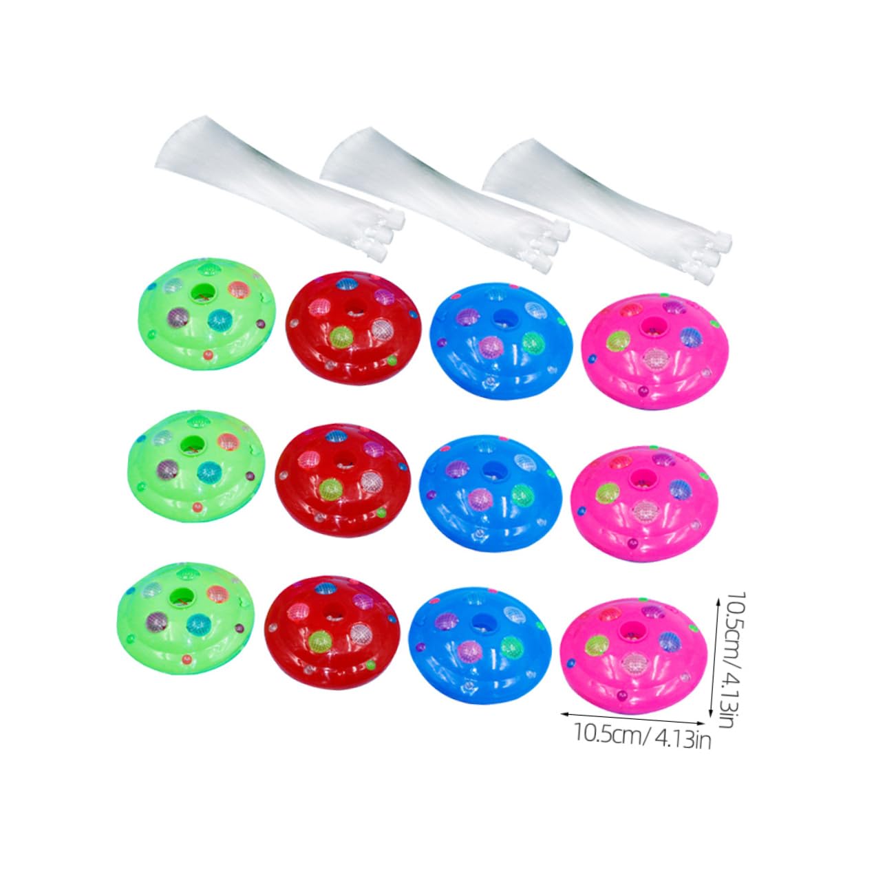 Veemoon Fiber Optic Lamp 12pcs Sets Color Changing Fiber Lights for Party and Home Decor Christmas and Halloween