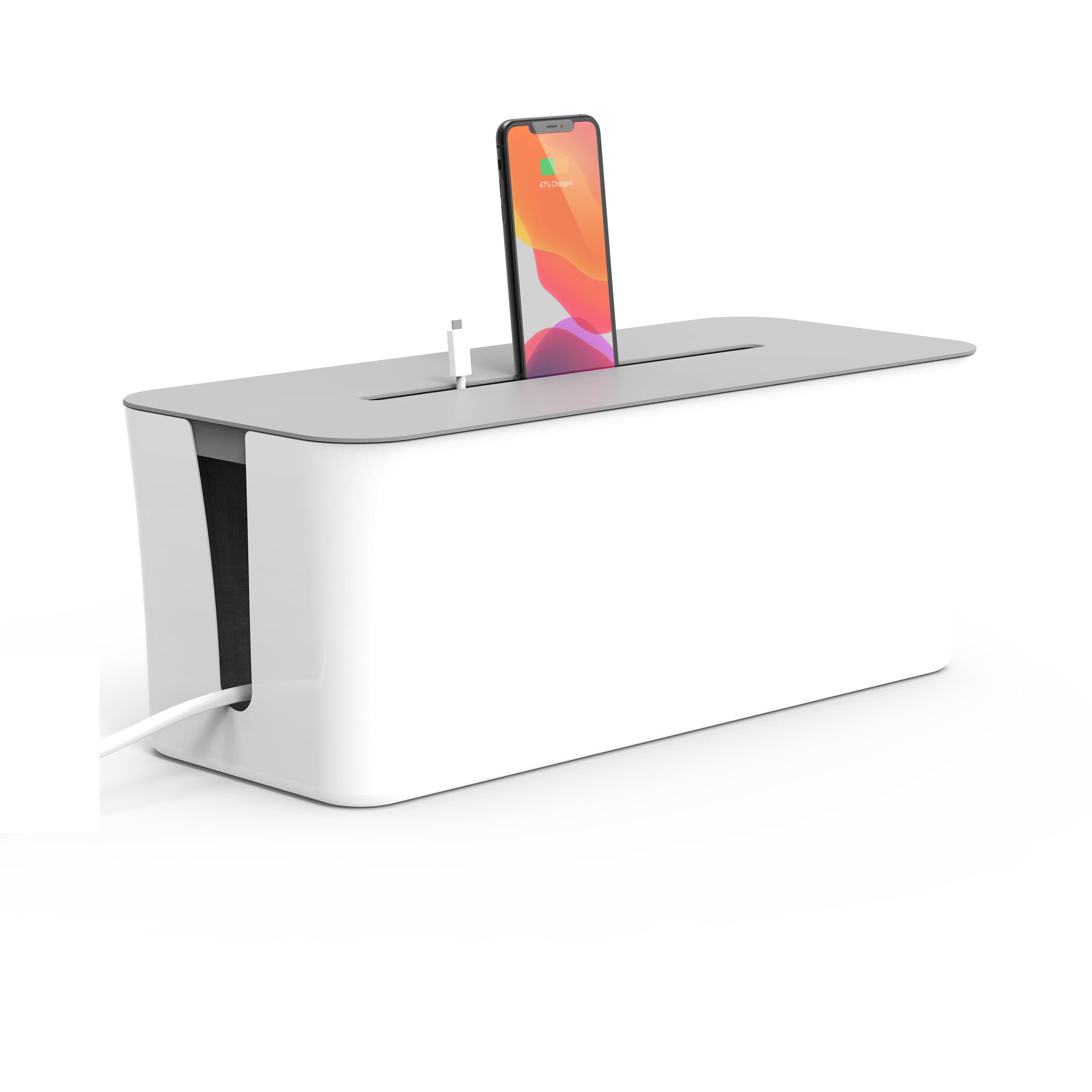 Buy ZBRANDS// Large Cable Management Box with Cooling Window Hide