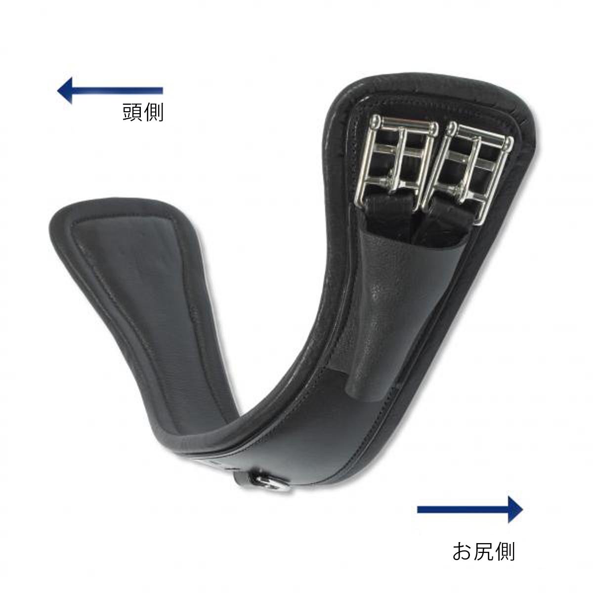Amazon.co.jp: 乗馬用品 BUSSE 本革 ドレッサージュ腹帯 70cm 乗馬 